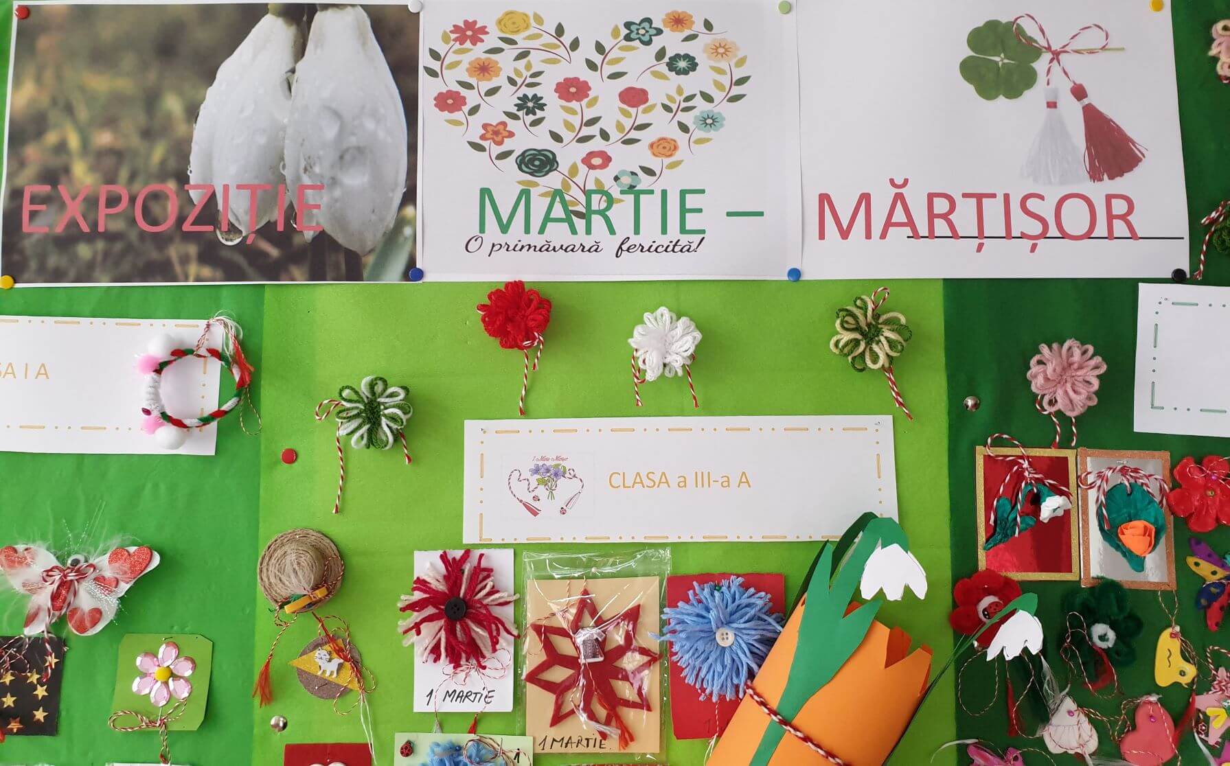 EXPOZIȚIA ”MARTIE – MĂRȚIȘOR”